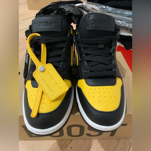Out Of Office SneakersColor: Black & Yellow